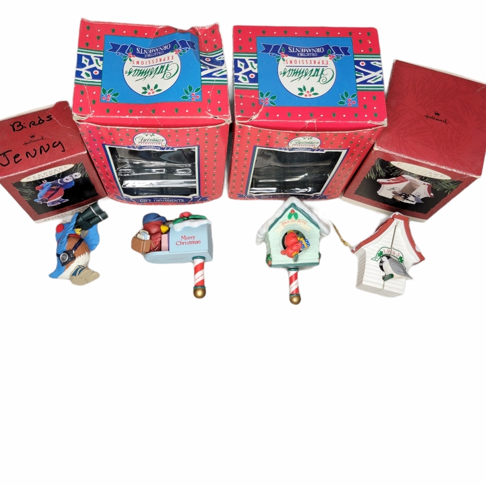 Collectible bird Christmas Ornaments
